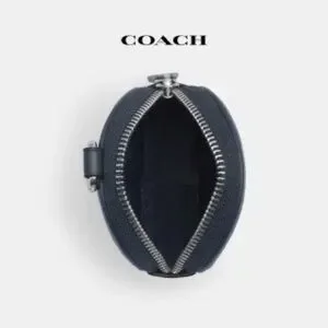Coach | Bags | Nwt Coach Authentic Leather Keychain Coin Zip Wallet ...
